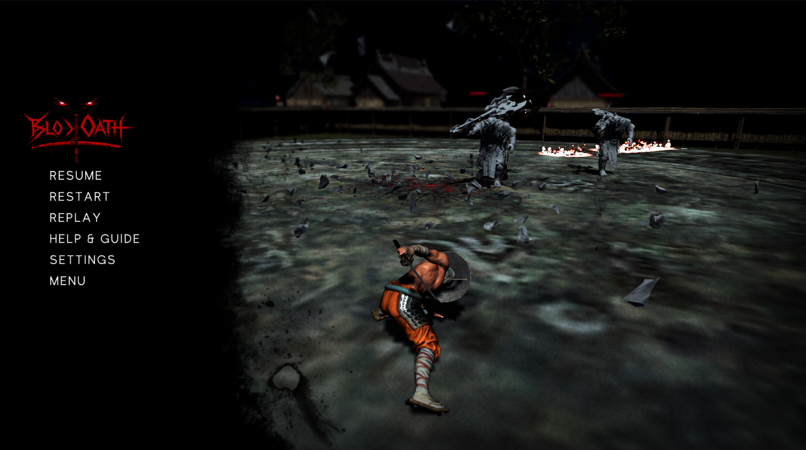 Blood Oath — third-person combat gameplay